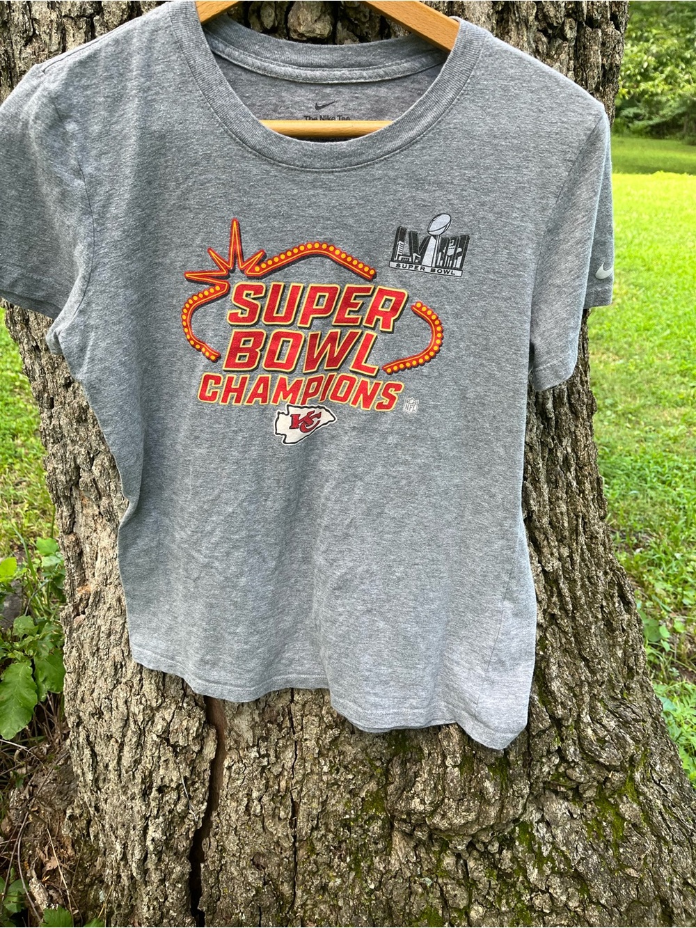 ⭐️Nike KC Chiefs Super Bowl Graphic Tee in size M
